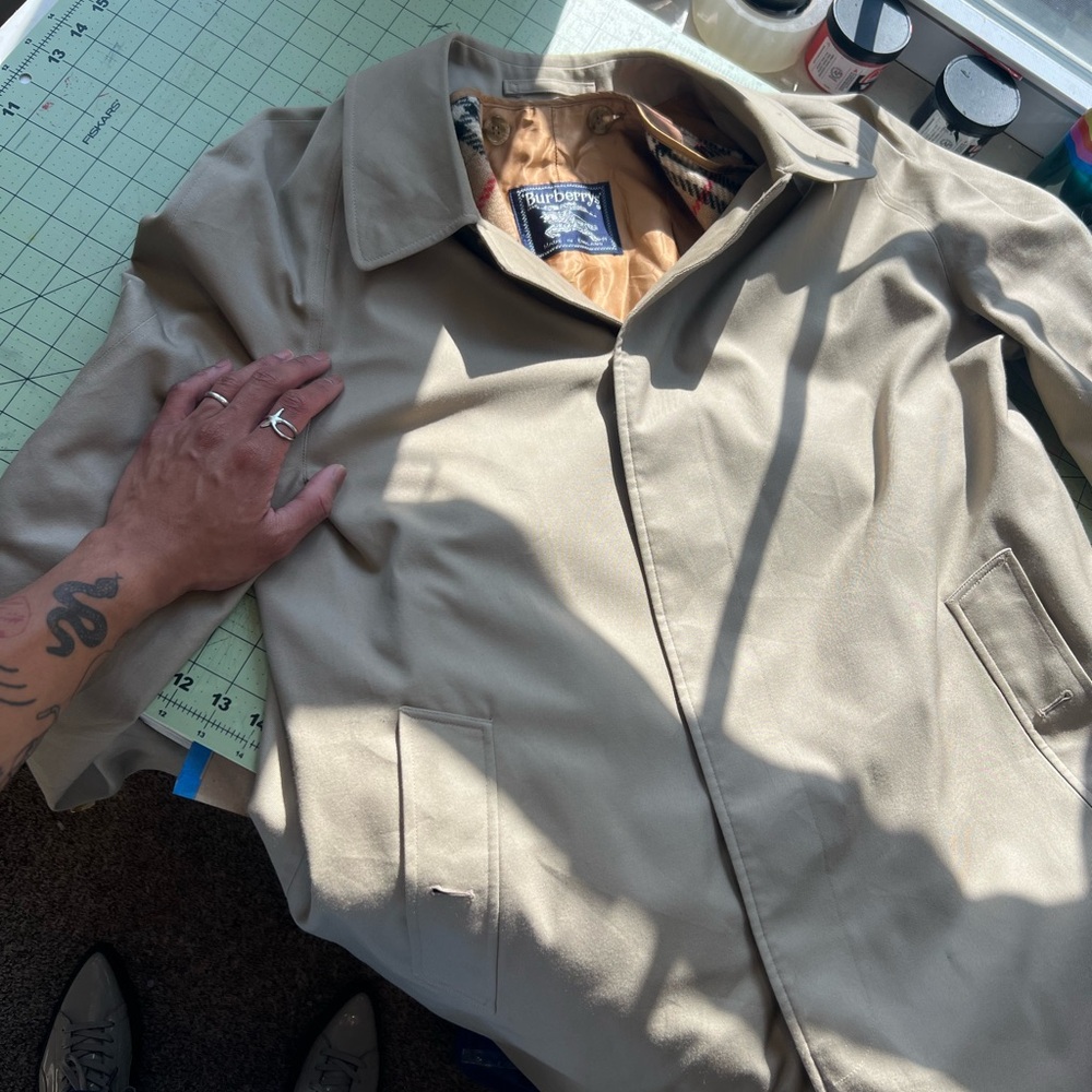 Burberry Tan Trench Coat Timeless Design